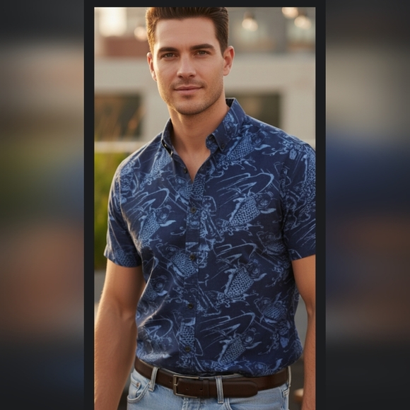 Ralph Lauren Short Sleeve Button Down - Picture 1 of 4